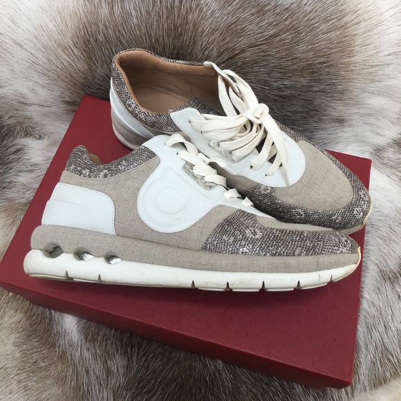 Salvatore Ferragamo Shoes - SALVATORE FERRAGAMO MorganT Sneakers 8.5